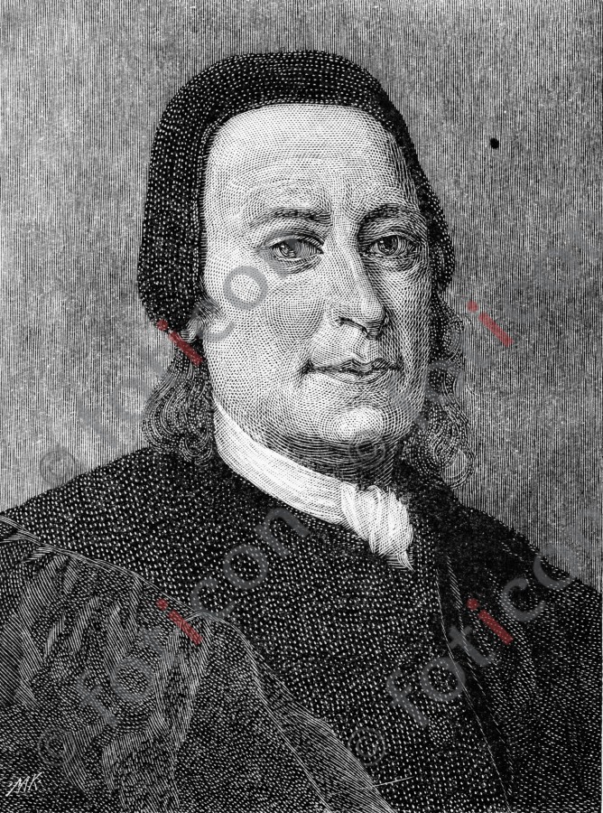 Portrait von Nikolaus Ludwig von Zinzendorf und Pottendorf | Portrait of Nikolaus Ludwig von Zinzendorf und Pottendorf (foticon-portrait-0080-sw.jpg)