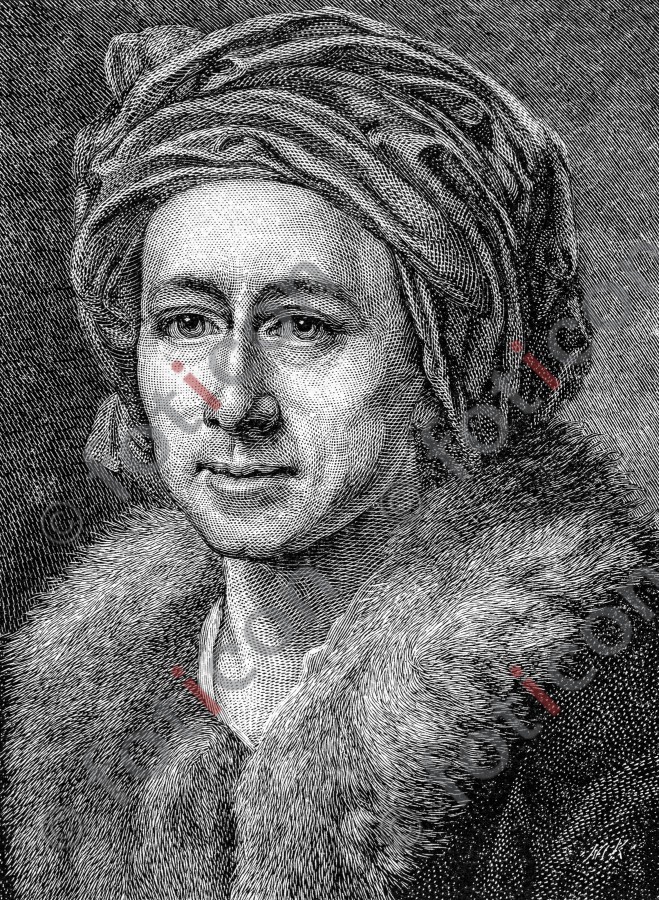 Portrait von Johann Joachim Winckelmann | Portrait of Johann Joachim Winckelmann - Foto foticon-portrait-0087-sw.jpg | foticon.de - Bilddatenbank für Motive aus Geschichte und Kultur