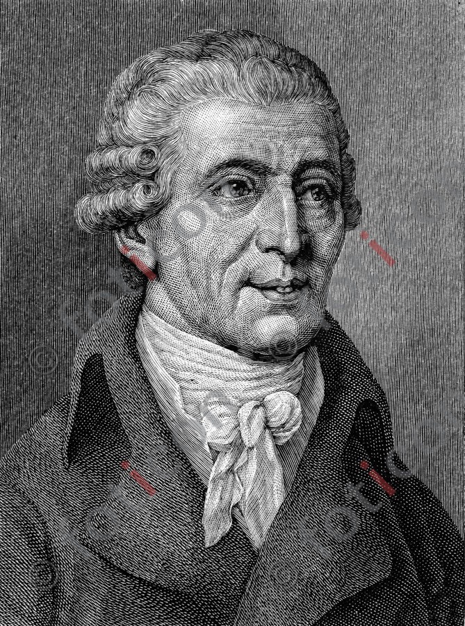 Portrait von Franz Joseph Haydn | Portrait of Franz Joseph Haydn - Foto foticon-portrait-0103-sw.jpg | foticon.de - Bilddatenbank für Motive aus Geschichte und Kultur