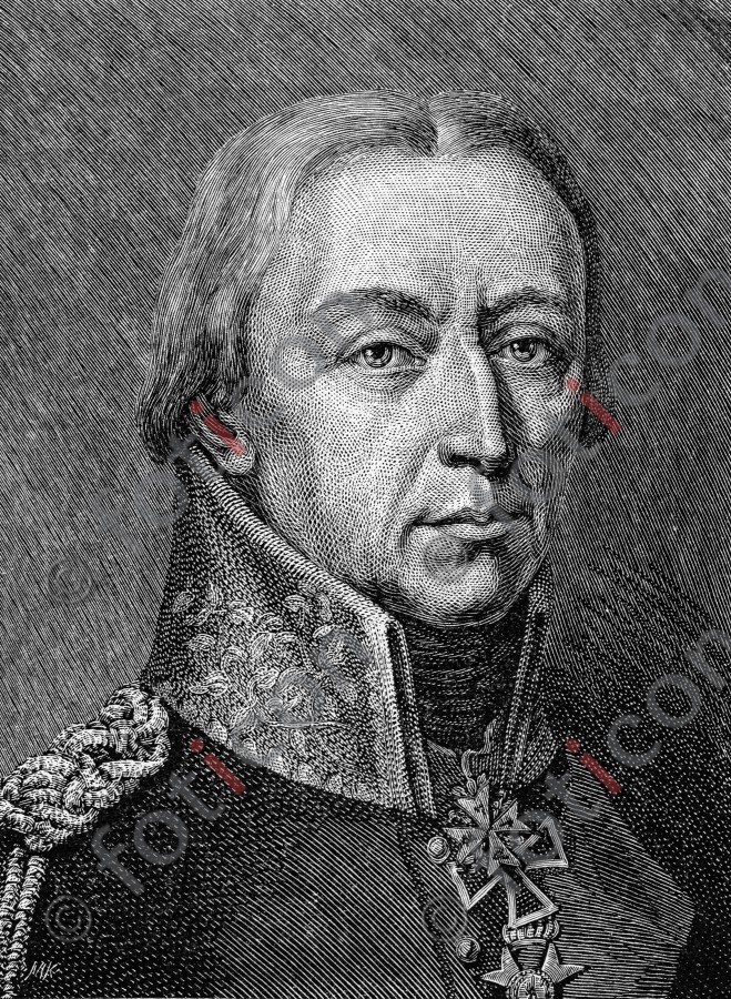 Portrait von Friedrich Wilhelm Freiherr von Bülow | Portrait of Friedrich Wilhelm Freiherr von Bülow (foticon-portrait-0120-sw.jpg)