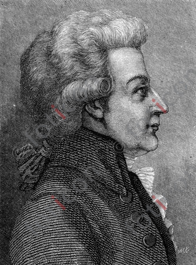 Portrait von Wolfgang Amadeus Mozart | Portrait of Wolfgang Amadeus Mozart (foticon-portrait-0122-sw.jpg)