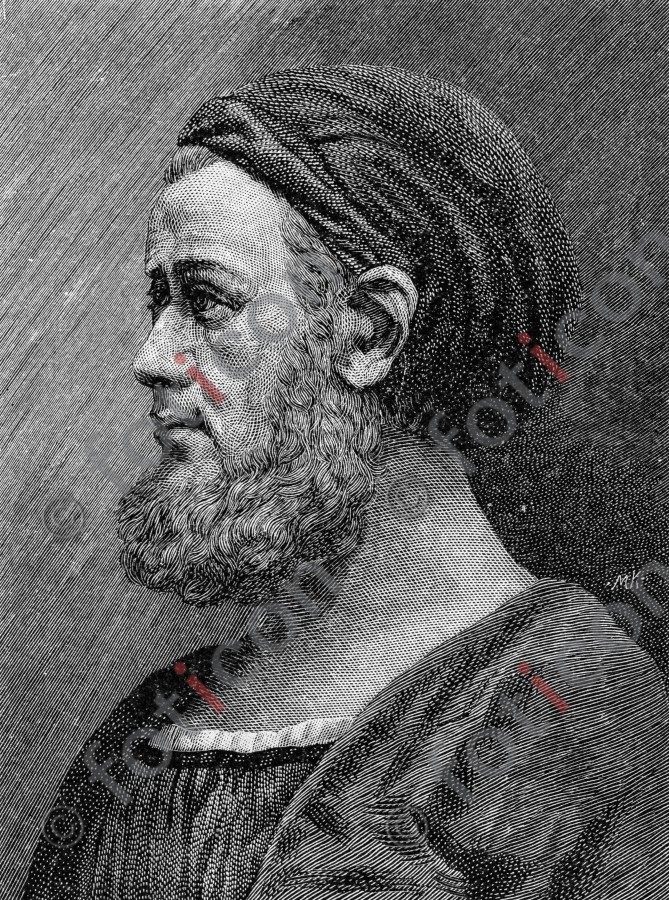 Portrait von Conrad Celtis | Portrait of Conrad Celtis (portrait-0009-sw.jpg)
